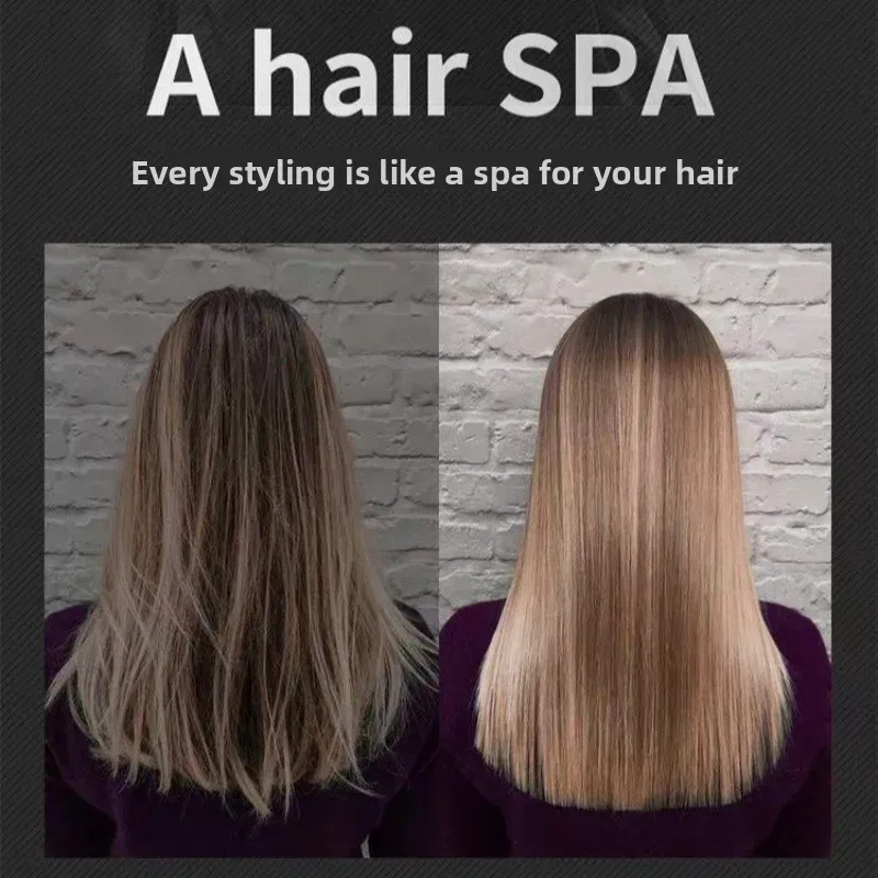 Fer à friser et à onduler en céramique tourmaline à chauffe rapide et température réglable, pour des ondulations volumineuses en usage professionnel 6