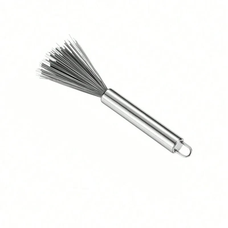 Brosse de nettoyage multifonctionnelle avec manche en acier inoxydable, brosse ménagère pour la maison, la cuisine et la salle de bain, lot de 1/2 6