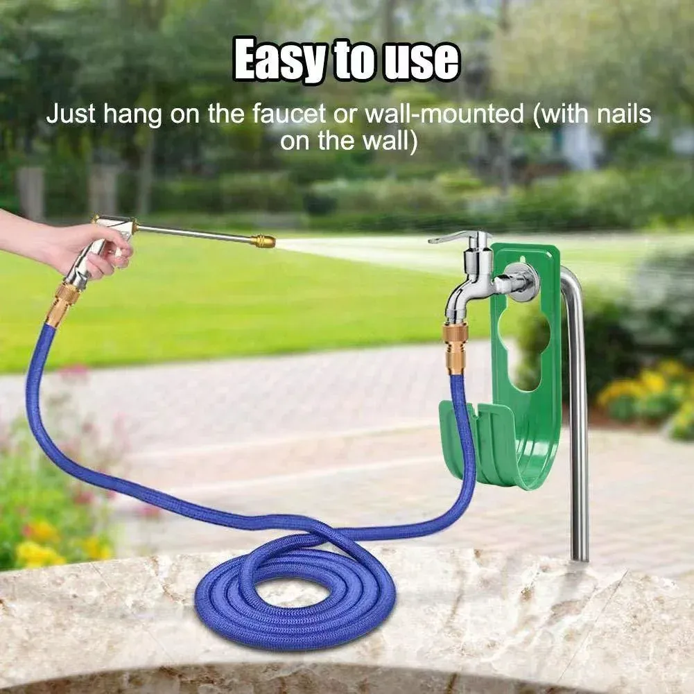 Organisateur de tuyau d'arrosage pour robinet mural de jardin, 1 pièce, support de rangement pour tuyau d'eau agricole pratique 3