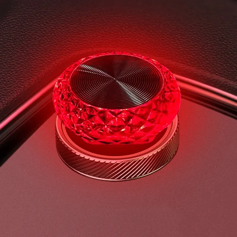 Mini veilleuse LED USB portable pour voiture, éclairage d'ambiance décoratif pour habitacle, lampe d'ordinateur, installation plug and play 10