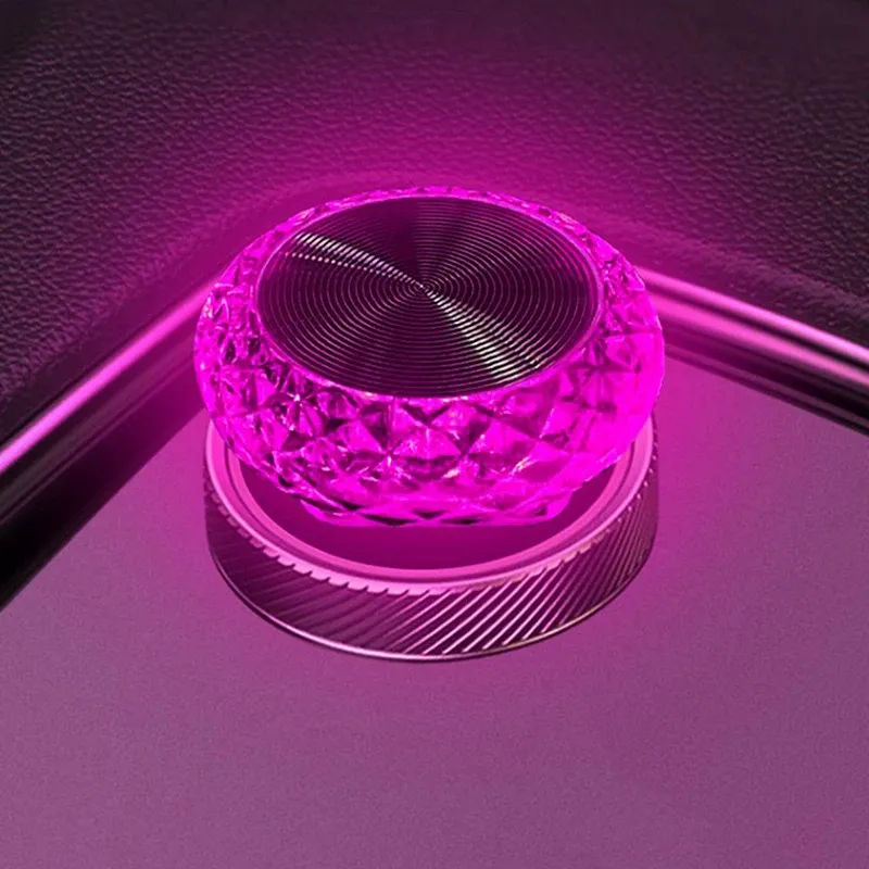Mini veilleuse LED USB portable pour voiture, éclairage d'ambiance décoratif pour habitacle, lampe d'ordinateur, installation plug and play 7