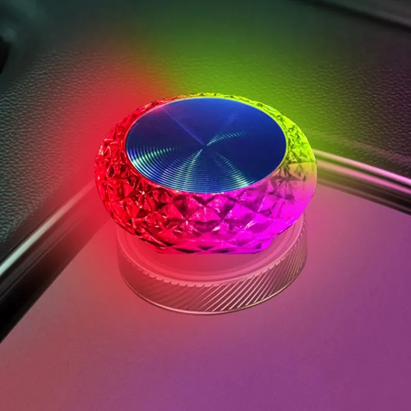 Mini veilleuse LED USB portable pour voiture, éclairage d'ambiance décoratif pour habitacle, lampe d'ordinateur, installation plug and play 8