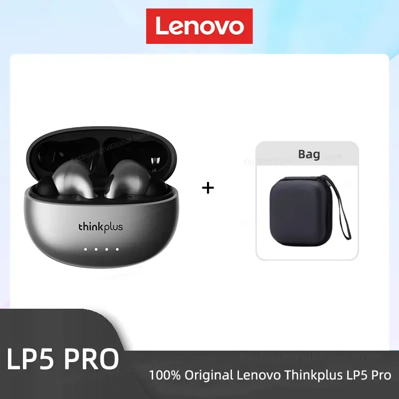 Écouteurs sans fil Bluetooth 5.4 Lenovo LP5 Pro TWS, son Hi-Fi, casque de jeu et de sport, avec micro, 2026 11