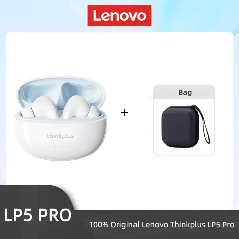 Écouteurs sans fil Bluetooth 5.4 Lenovo LP5 Pro TWS, son Hi-Fi, casque de jeu et de sport, avec micro, 2026 12