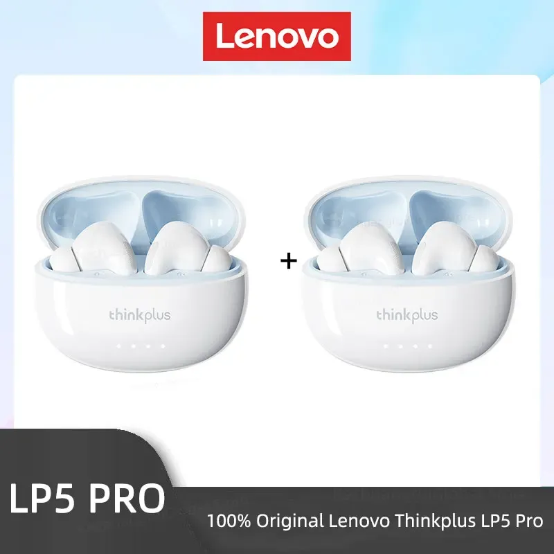Écouteurs sans fil Bluetooth 5.4 Lenovo LP5 Pro TWS, son Hi-Fi, casque de jeu et de sport, avec micro, 2026 24