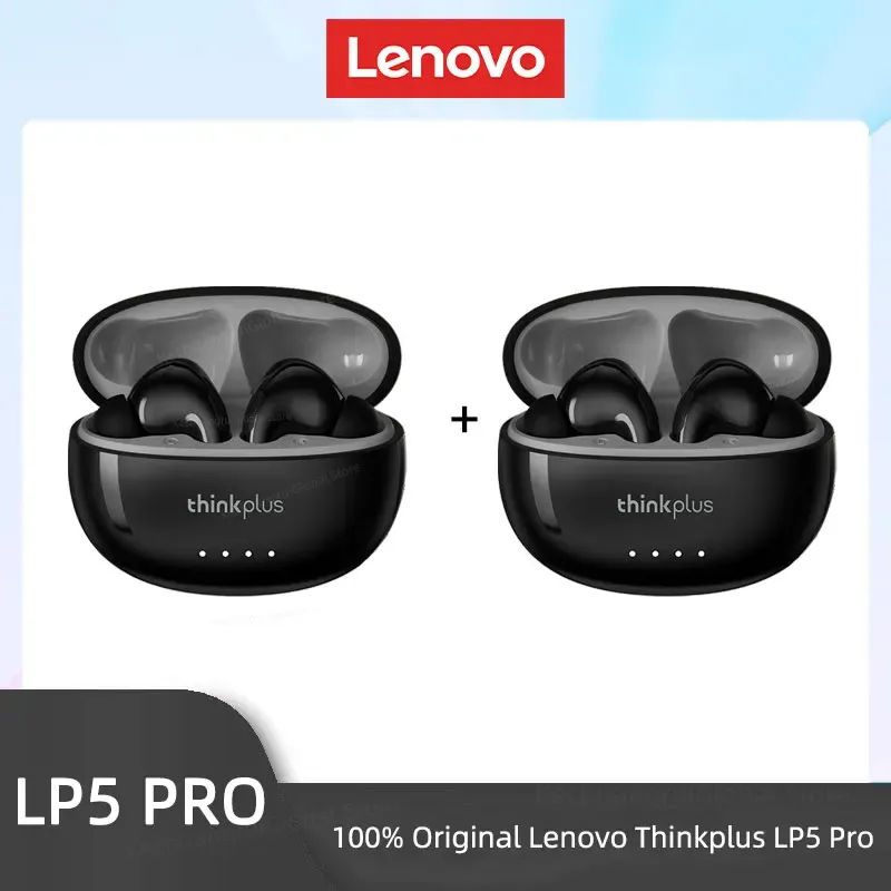 Écouteurs sans fil Bluetooth 5.4 Lenovo LP5 Pro TWS, son Hi-Fi, casque de jeu et de sport, avec micro, 2026 25
