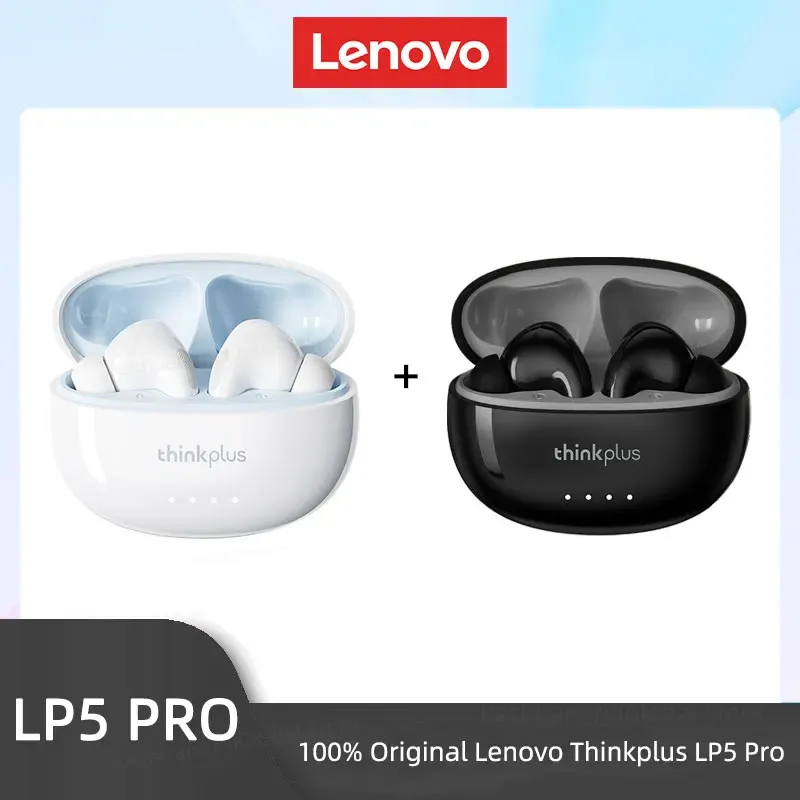 Écouteurs sans fil Bluetooth 5.4 Lenovo LP5 Pro TWS, son Hi-Fi, casque de jeu et de sport, avec micro, 2026 27