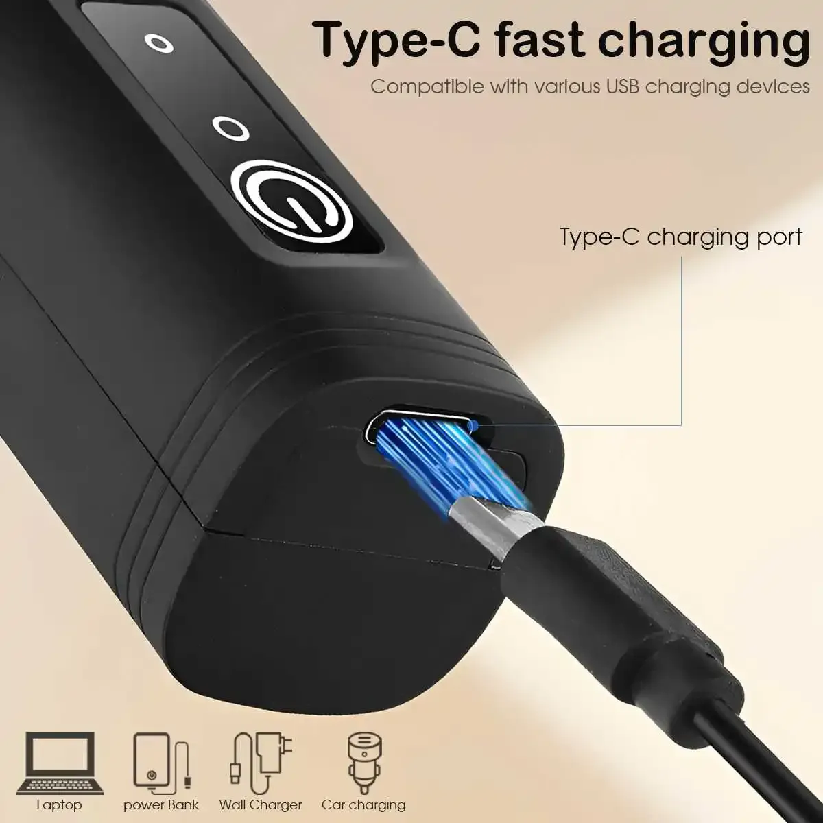 Mousseur à lait électrique portable, mélangeur à café et batteur à œufs – Rechargeable par USB 500 mAh 5