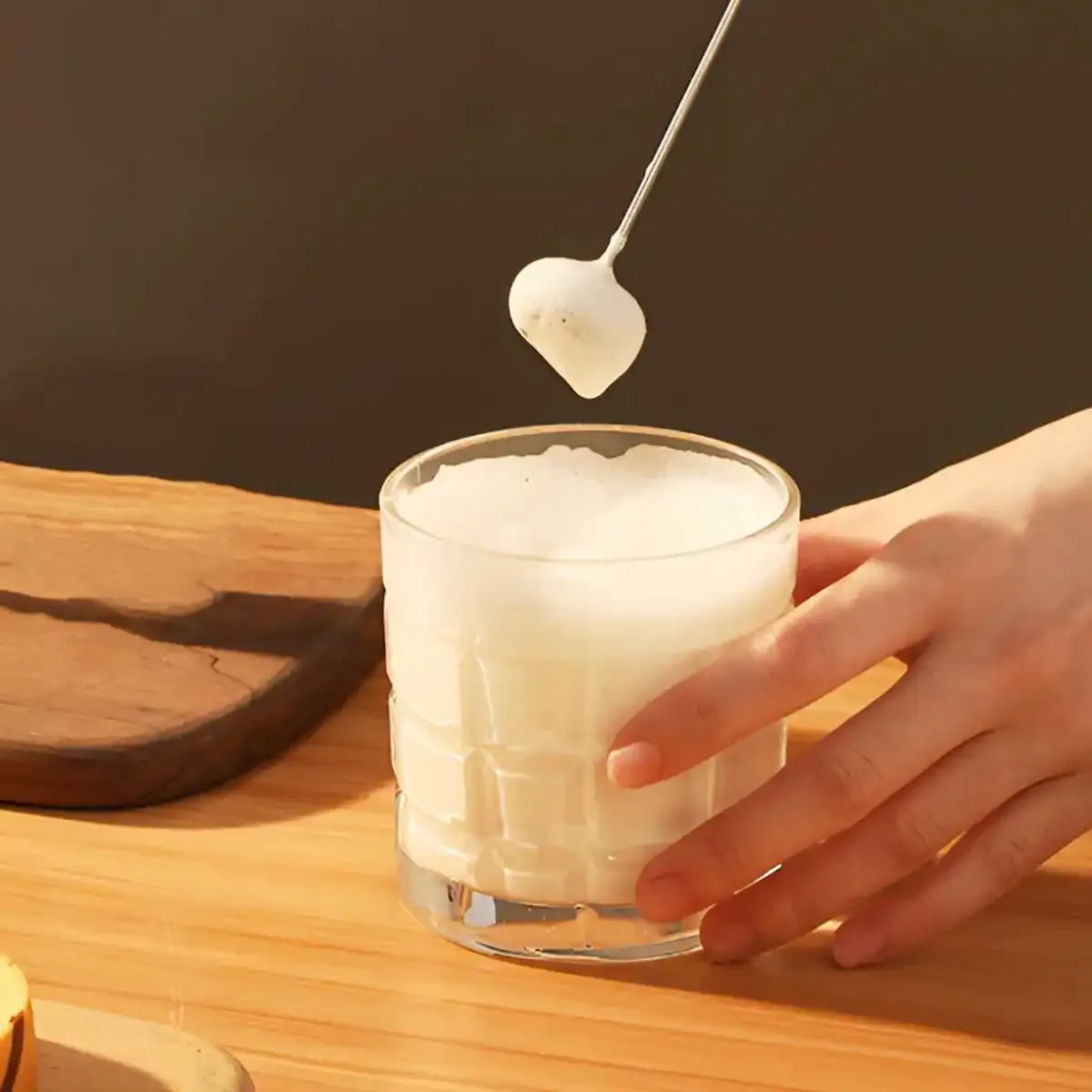 Mousseur à lait électrique, à emporter partout