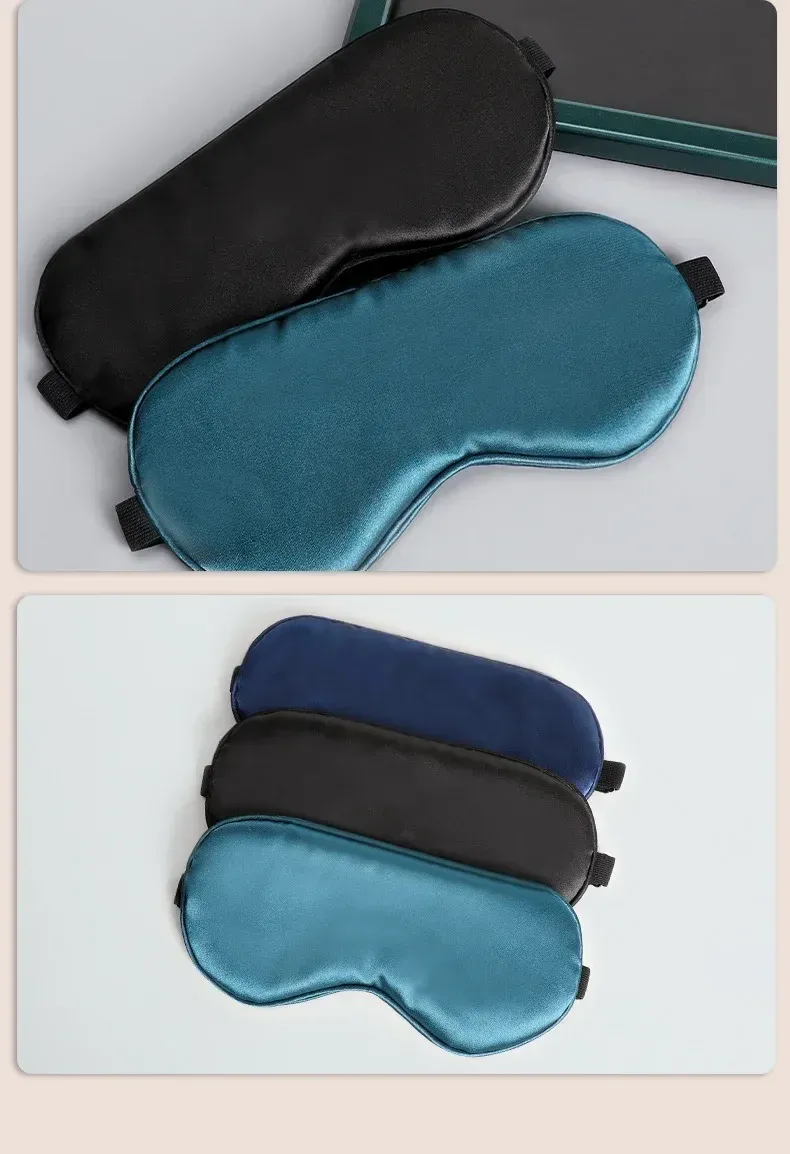Masque de sommeil en soie, présentation complète