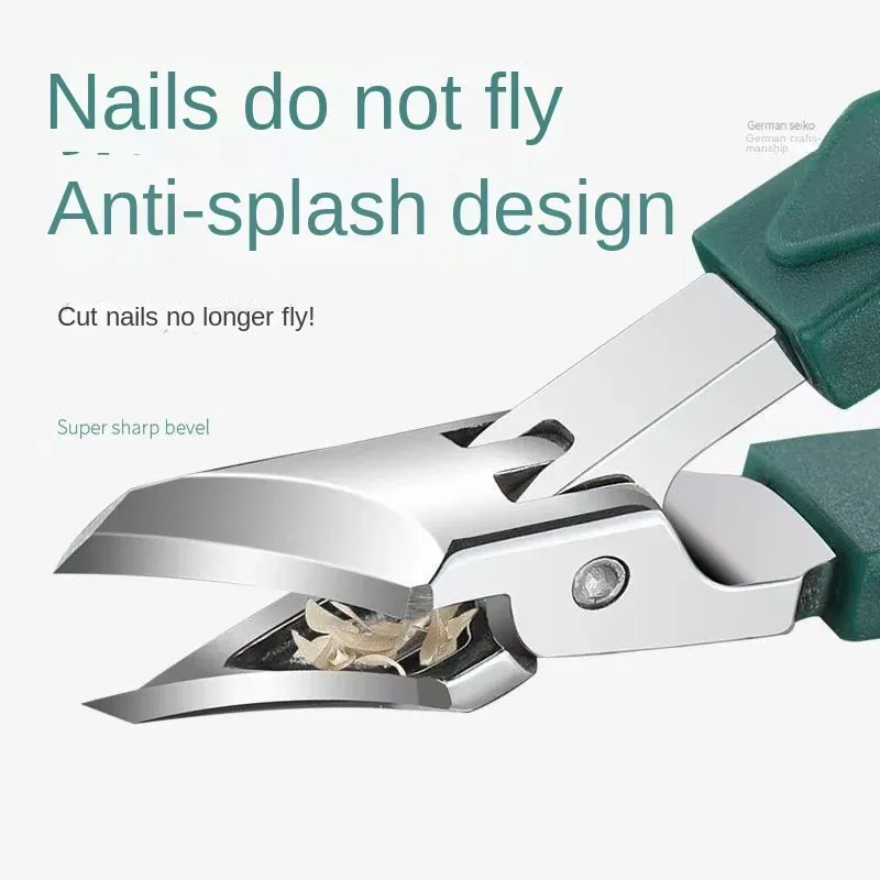 Coupe-ongles professionnel pour ongles épais ou incarnés, en acier inoxydable 3