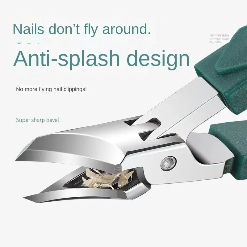 Coupe-ongles professionnel pour ongles épais ou incarnés, en acier inoxydable 4