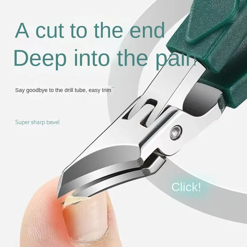 Coupe-ongles professionnel pour ongles épais ou incarnés, en acier inoxydable 5