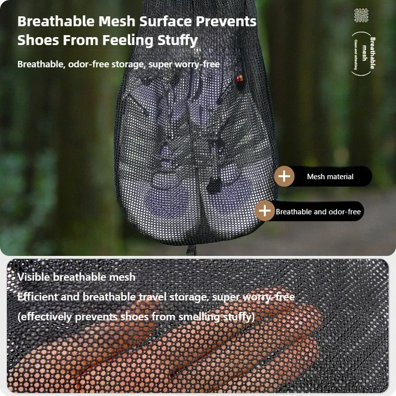 Sac de voyage étanche HIKEMAN en Dyneema pour chaussures, pochette de rangement portable anti-poussière pour accessoires de sacs d'extérieur 4