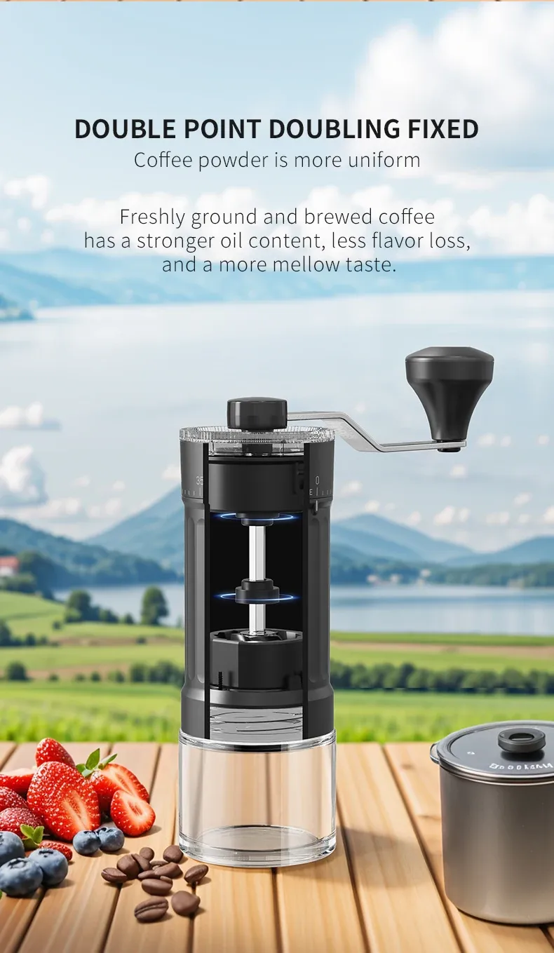 Réservoir transparent pour café moulu