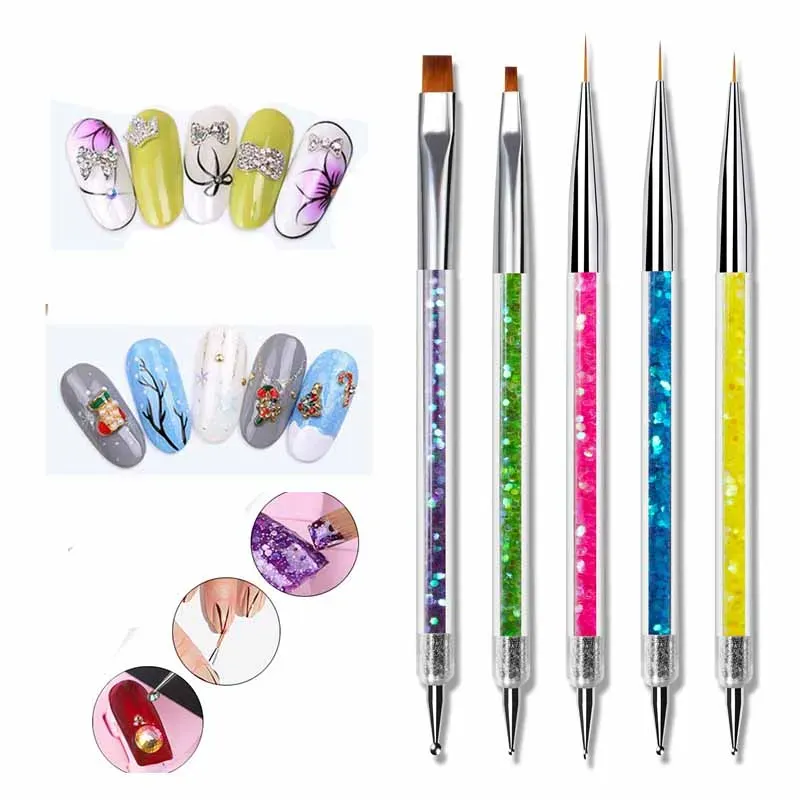 Kit de stylets à pointiller N64.Art, 5 pièces, outils de manucure professionnels