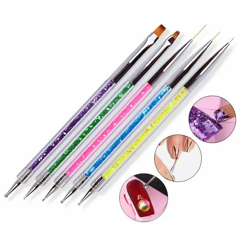 Kit de stylets à pointiller N64.Art, 5 pièces, outils de manucure professionnels 2
