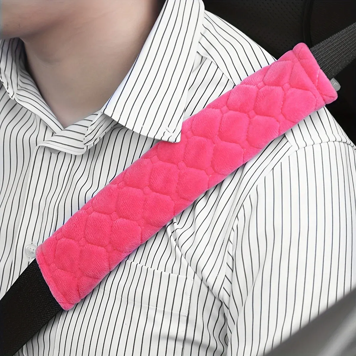 Housses de ceinture de sécurité réglables en velours doux, pour voiture, camion et SUV 6