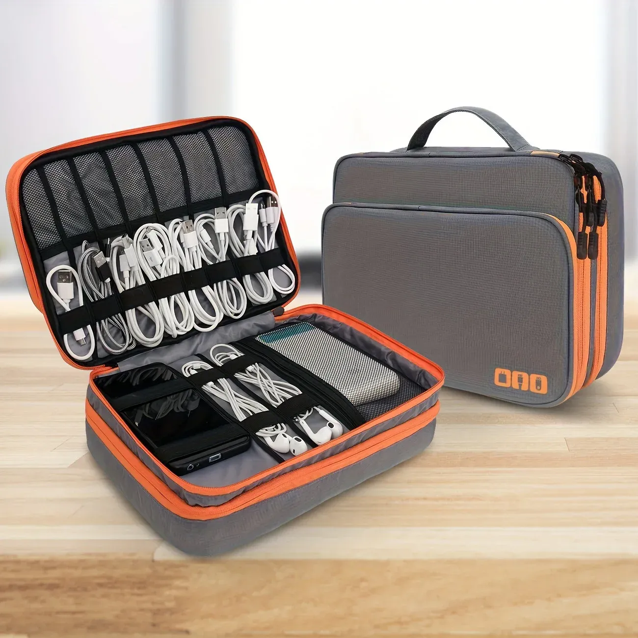 Organisateur de câbles et accessoires électroniques