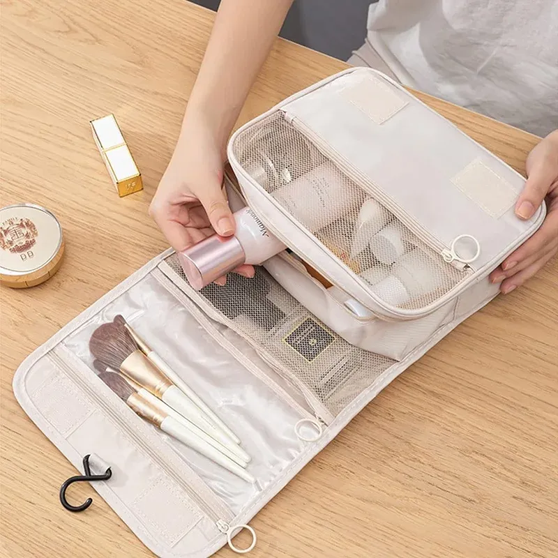 Trousse de maquillage de voyage grande capacité étanche HOWash 2
