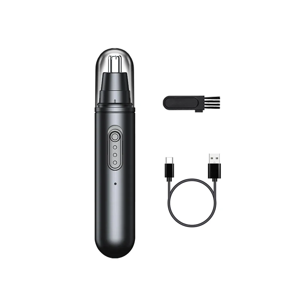 Tondeuse électrique portable pour le nez, rechargeable et automatique, rasage du nez, des sourcils et des oreilles, indolore 8