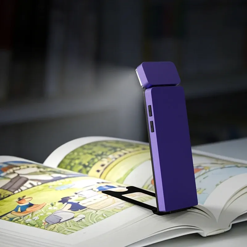 Lampe de lecture LED rechargeable par USB, portable et compacte 3