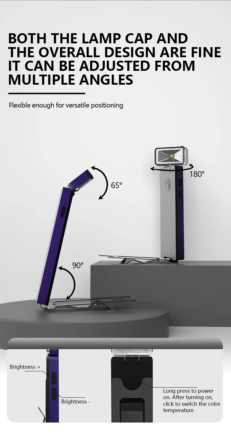 Lampe de lecture portable dans un environnement de lecture