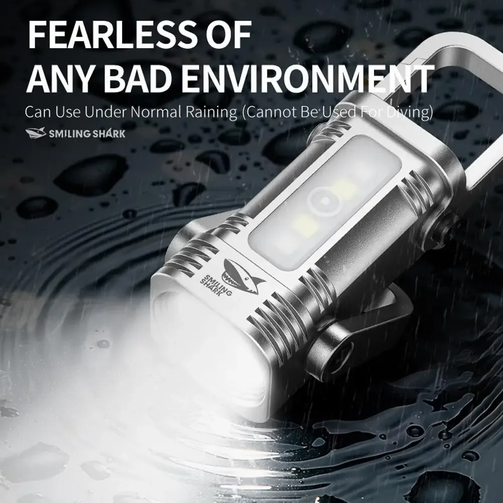 Lampe de poche COB, design compact
