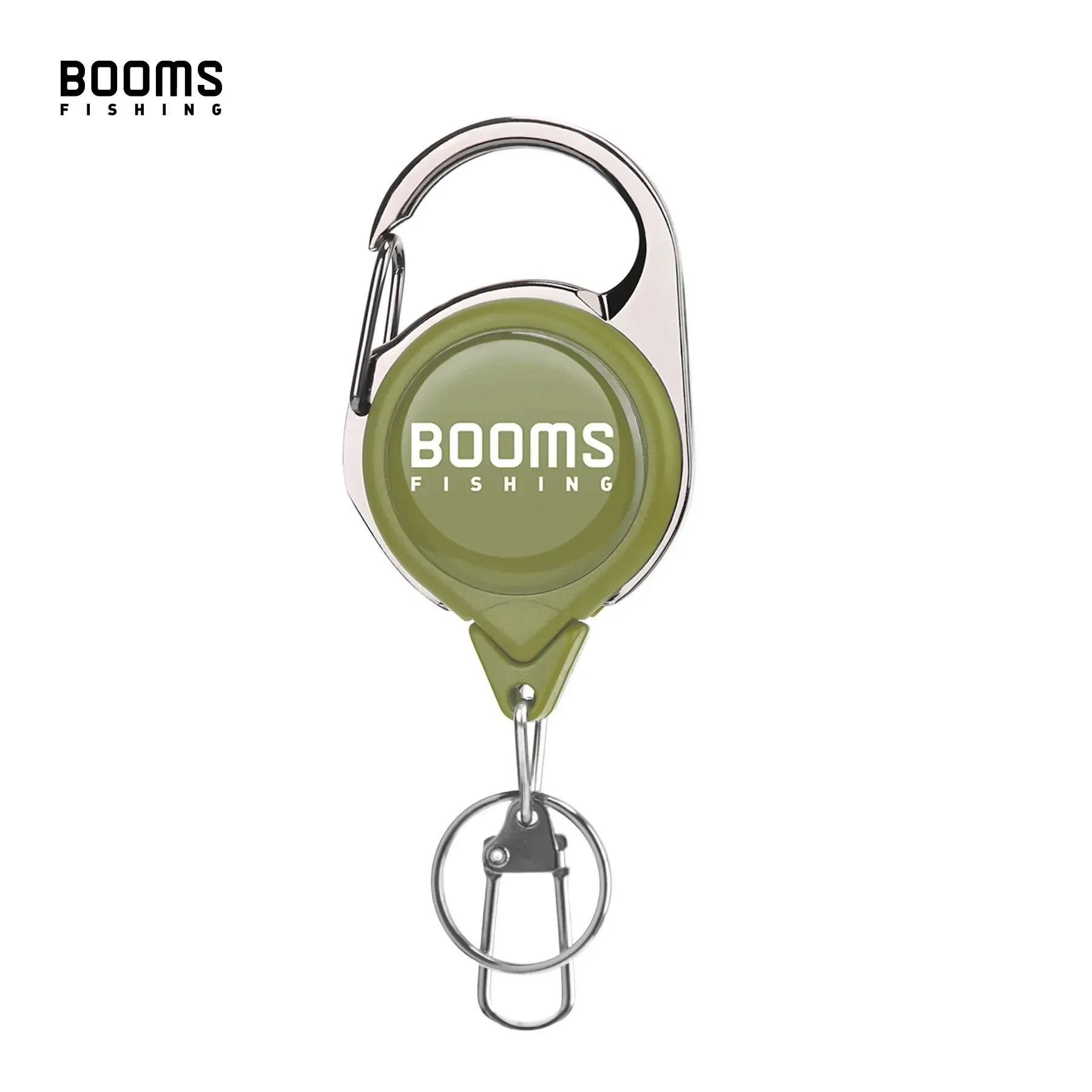 Booms Fishing RG1 Porte-badge rétractable avec mousqueton et lanière 7