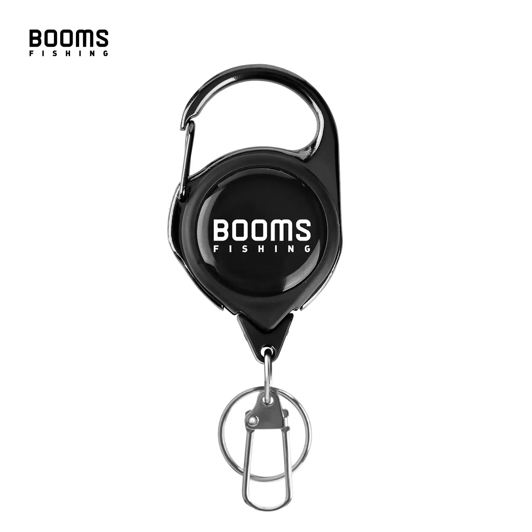 Booms Fishing RG1 Porte-badge rétractable avec mousqueton et lanière 8