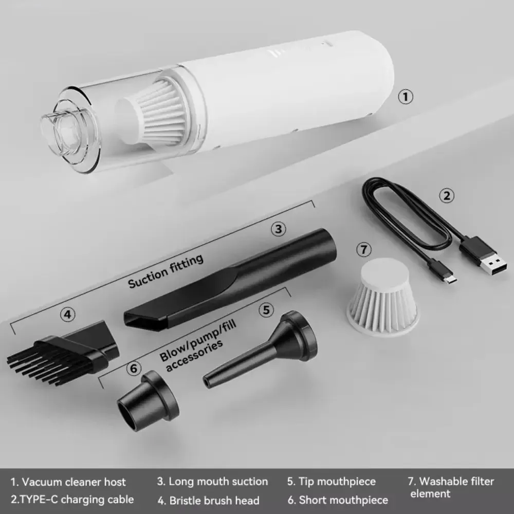 Aspirateur de voiture sans fil, détails