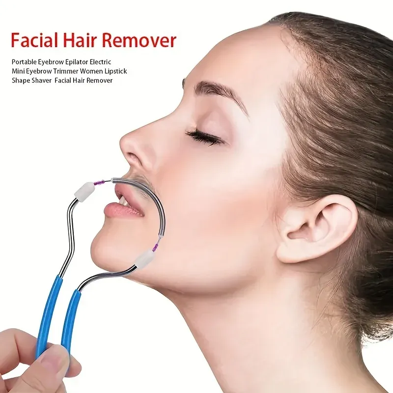 Épilateur facial pour femme, finition du produit