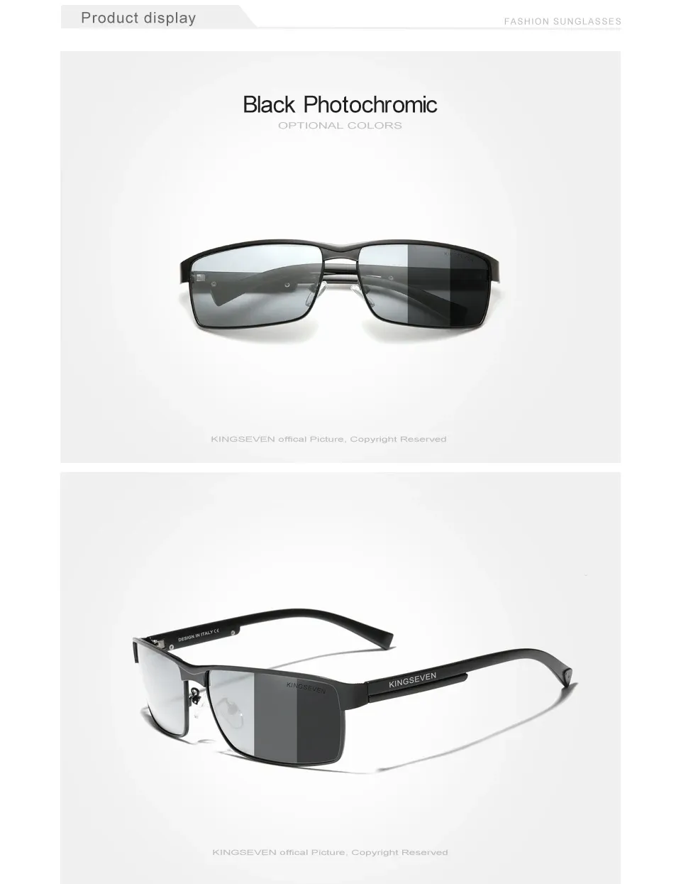 Lunettes de soleil photochromiques en situation