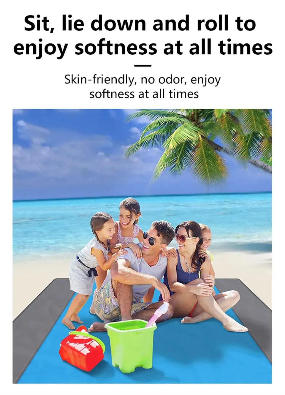 Détail de la couverture de plage