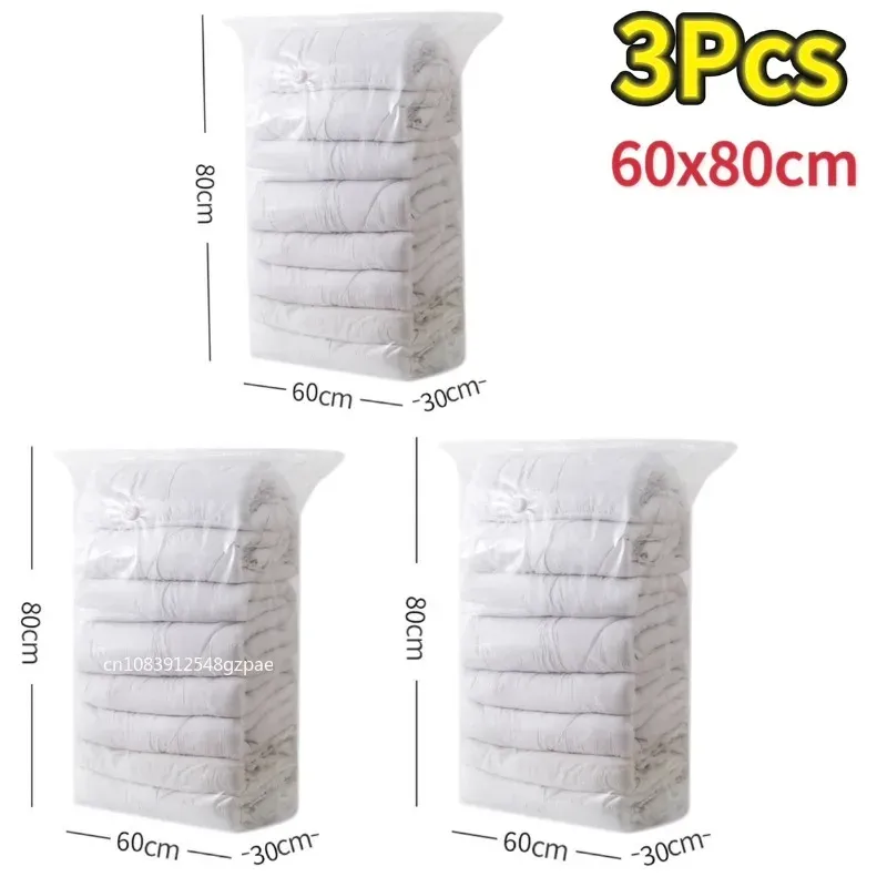 Sacs de rangement sous vide sans pompe, grands sacs pour vêtements et couvertures, accessoire de voyage 16