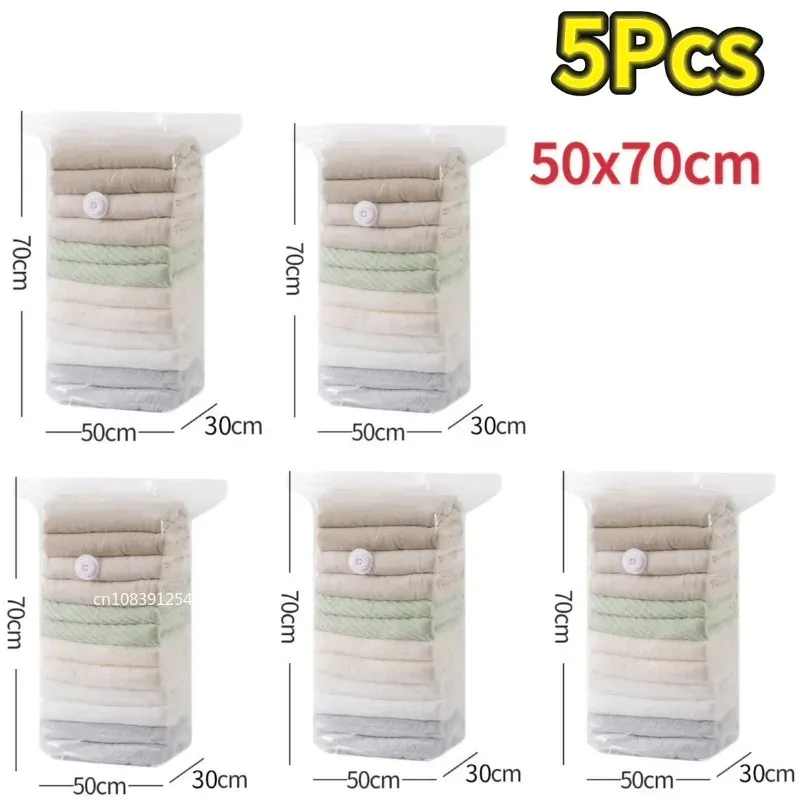 Sacs de rangement sous vide sans pompe, grands sacs pour vêtements et couvertures, accessoire de voyage 17