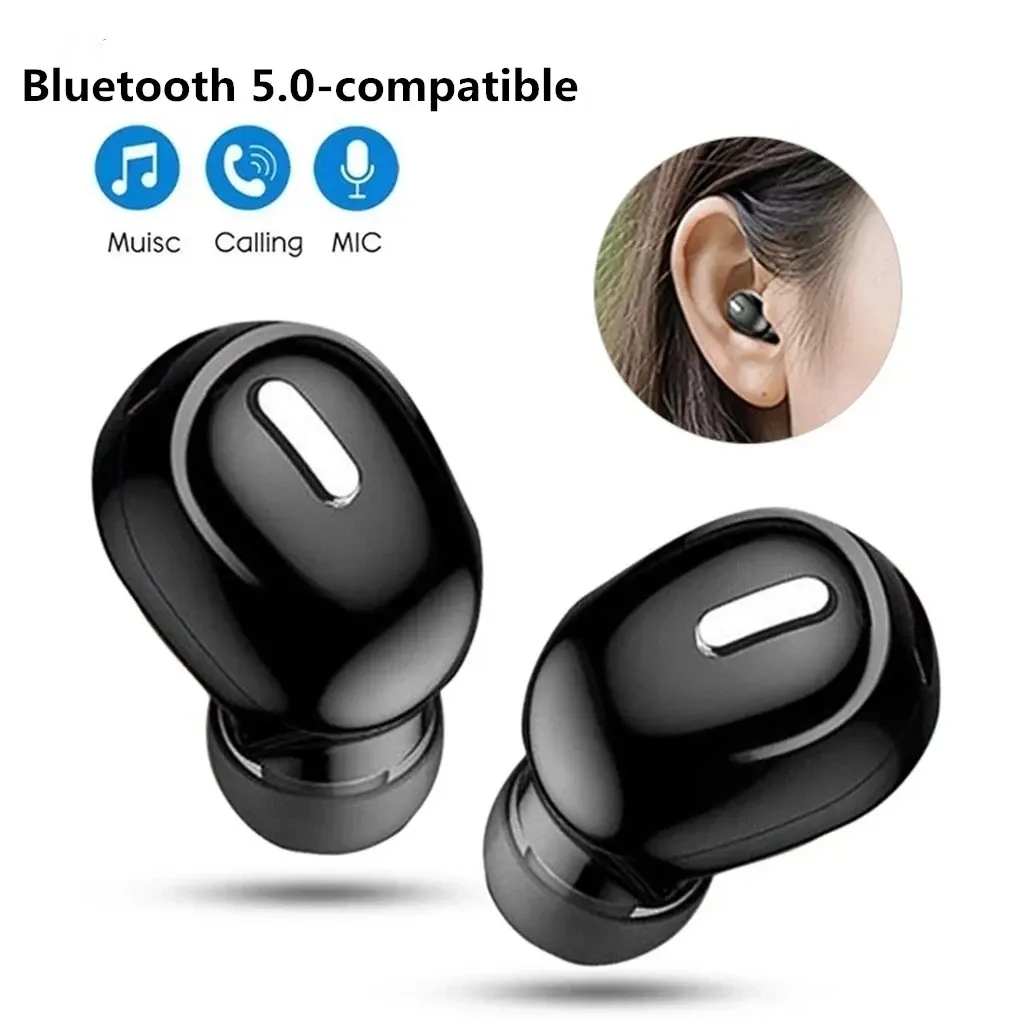 Casque sans fil Bluetooth 5.0 X9, écouteurs TWS étanches avec micro, mains libres, idéal pour le sport