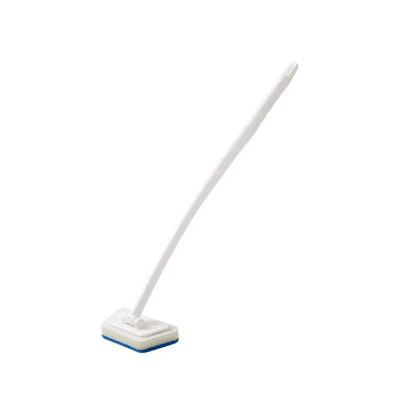 Brosse multi-usages à tête interchangeable et manche long pour salle de bain, baignoire, carrelage, fenêtres et verre 6