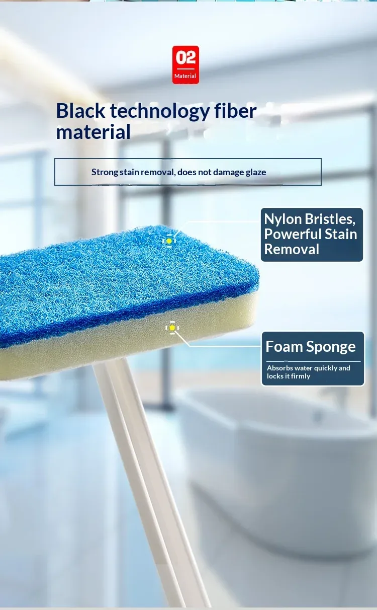 Nettoyeur à tête interchangeable, utilisation en salle de bain