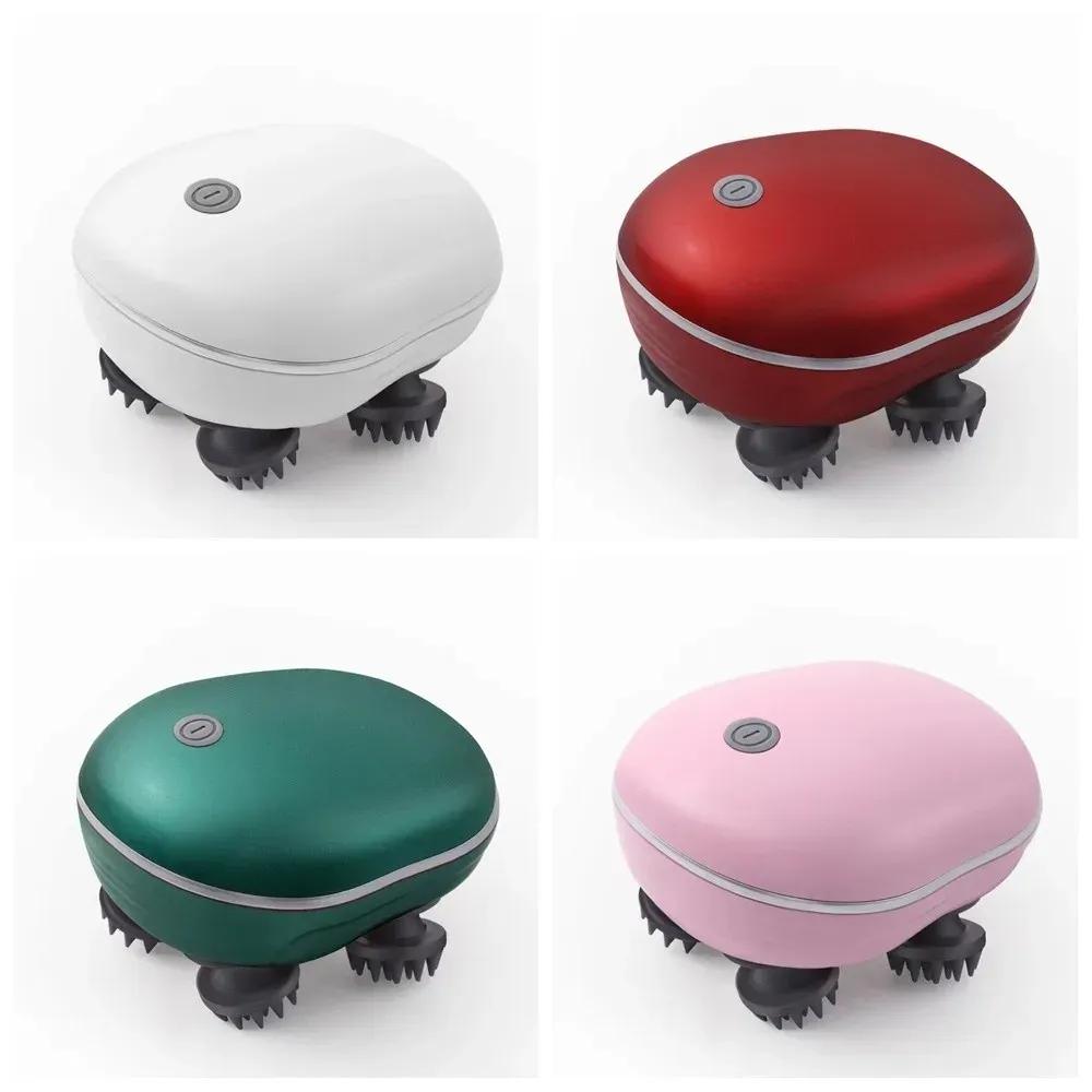 Masseur de tête électrique portable à pétrissage, rechargeable, avec vibration, pour un relaxation du cuir chevelu 5
