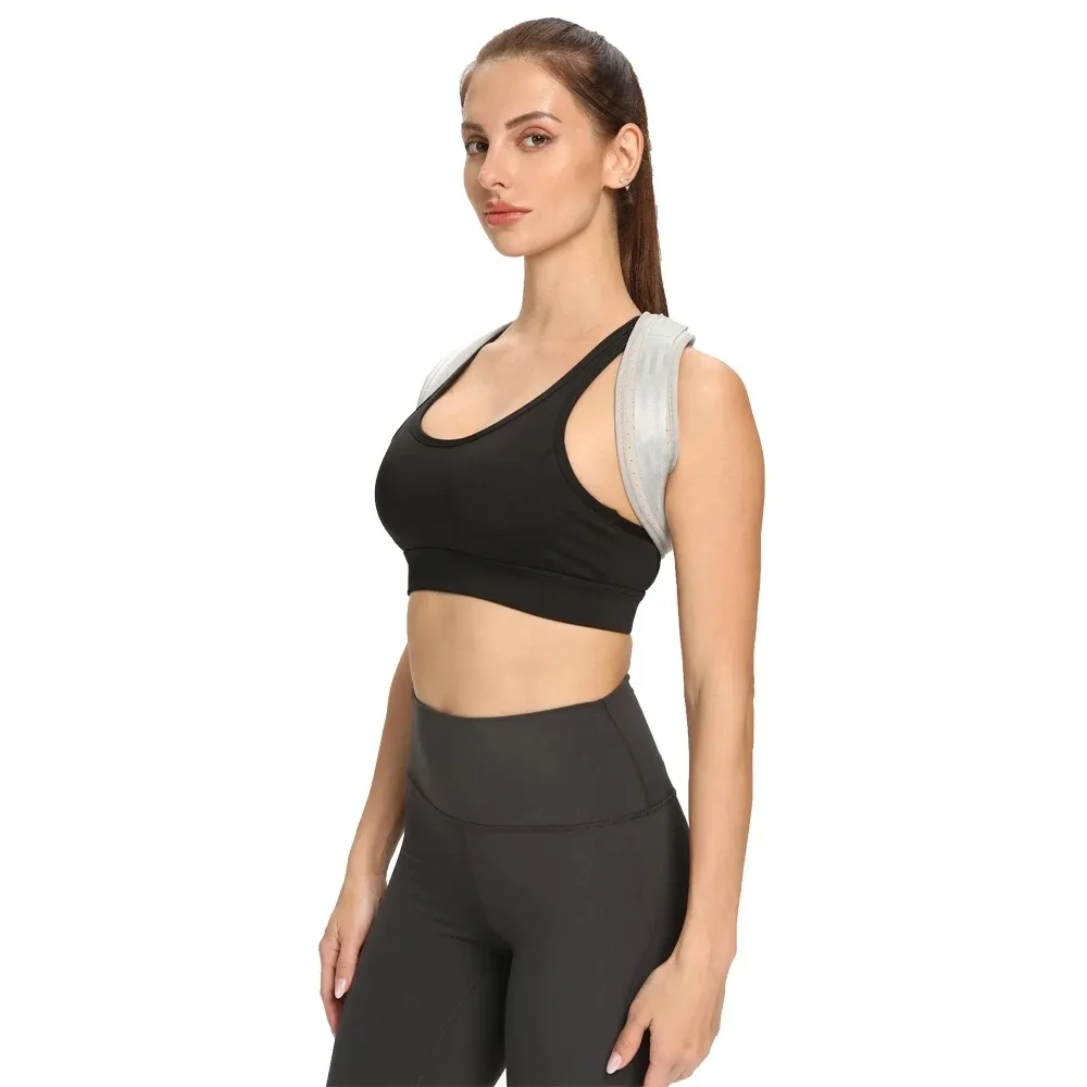 Ceinture correctrice de posture réglable pour femmes et hommes, soutien du dos et des épaules, prévention de la bosse 3