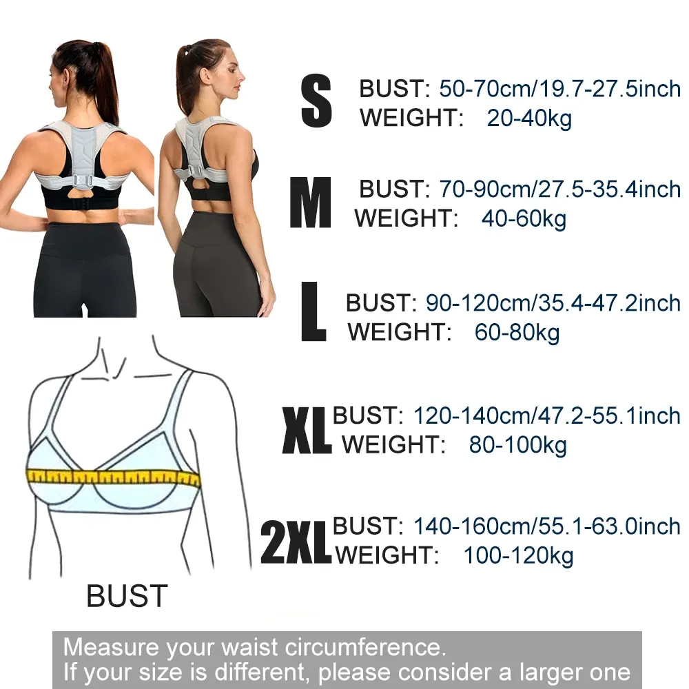 Ceinture correctrice, vue de profil