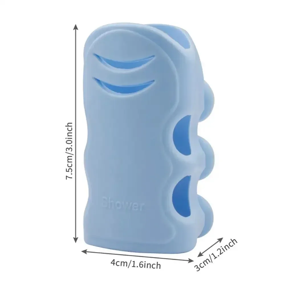 Détail de la ventouse et du mécanisme réglable du support de douche