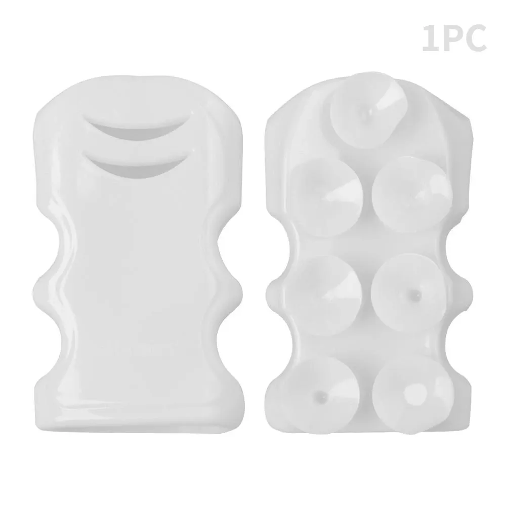 Support de pommeau de douche mobile à ventouse, réglable, réutilisable, en silicone, sans perçage 8