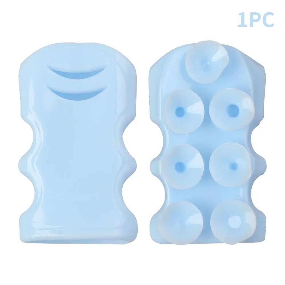 Support de pommeau de douche mobile à ventouse, réglable, réutilisable, en silicone, sans perçage 7