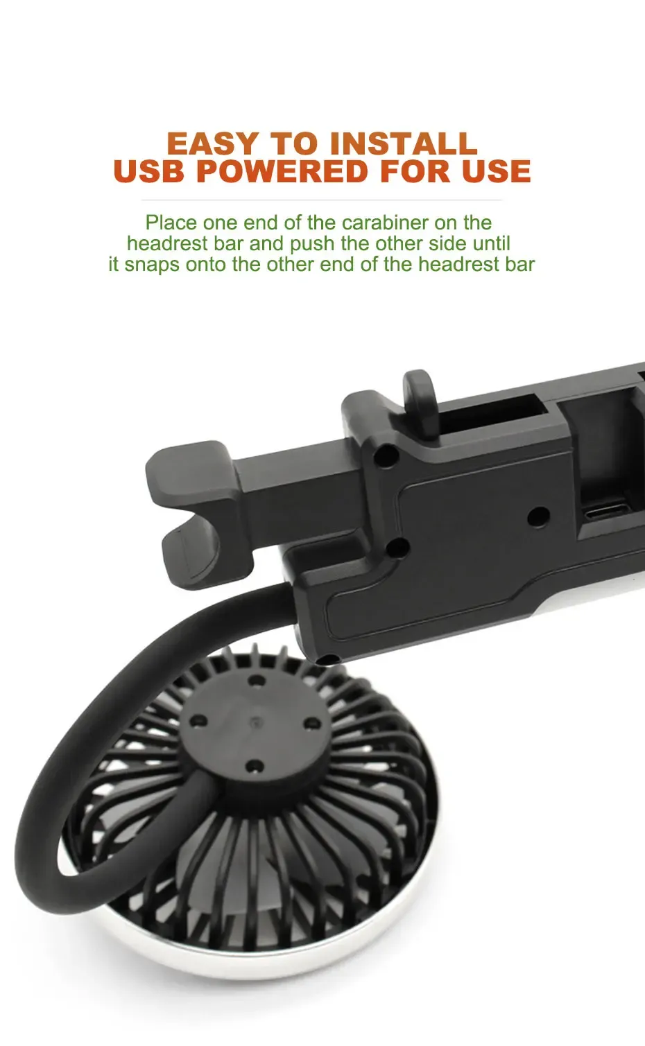 Ventilateur SEAMETAL, vue rapprochée