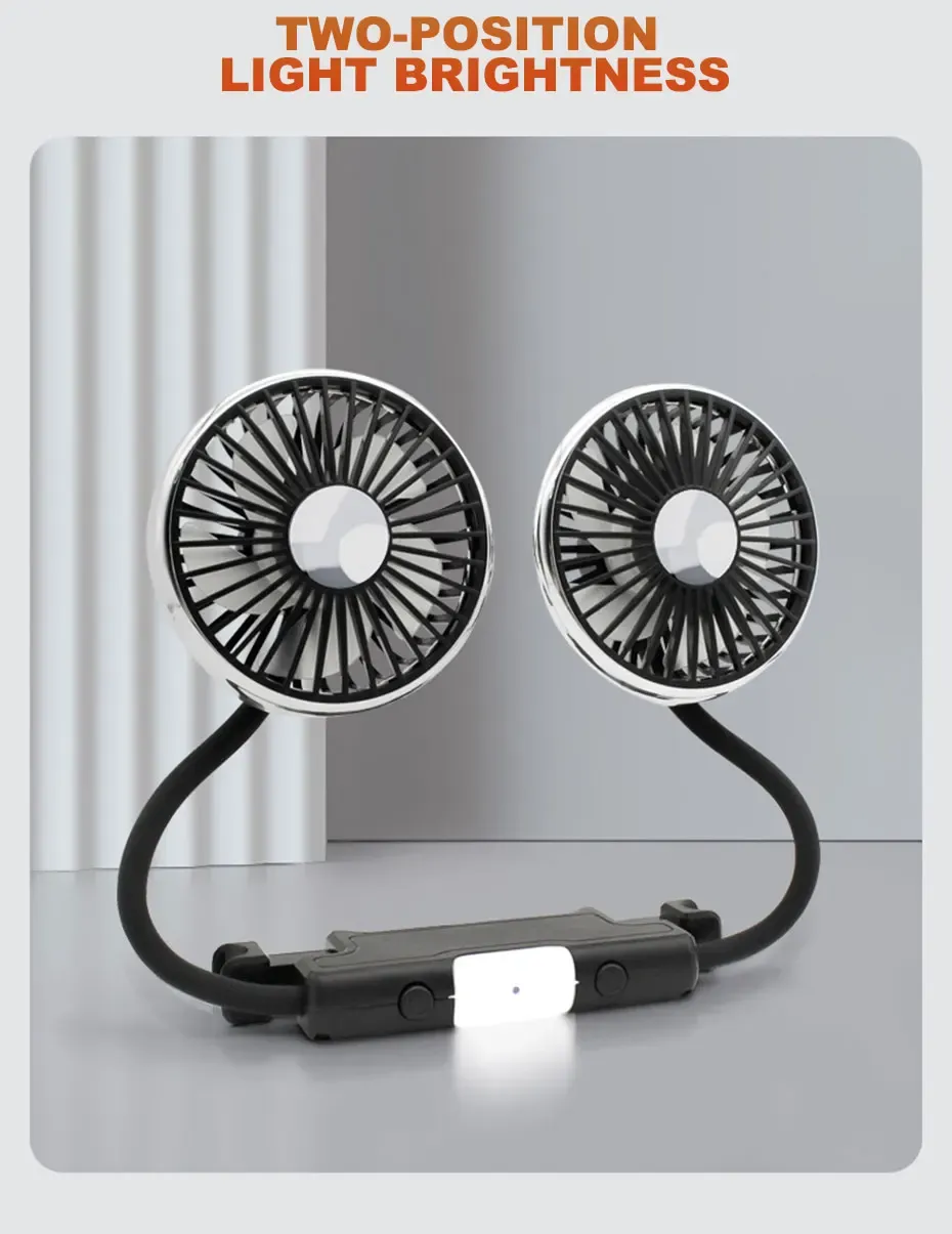 Ventilateur SEAMETAL avec éclairage LED