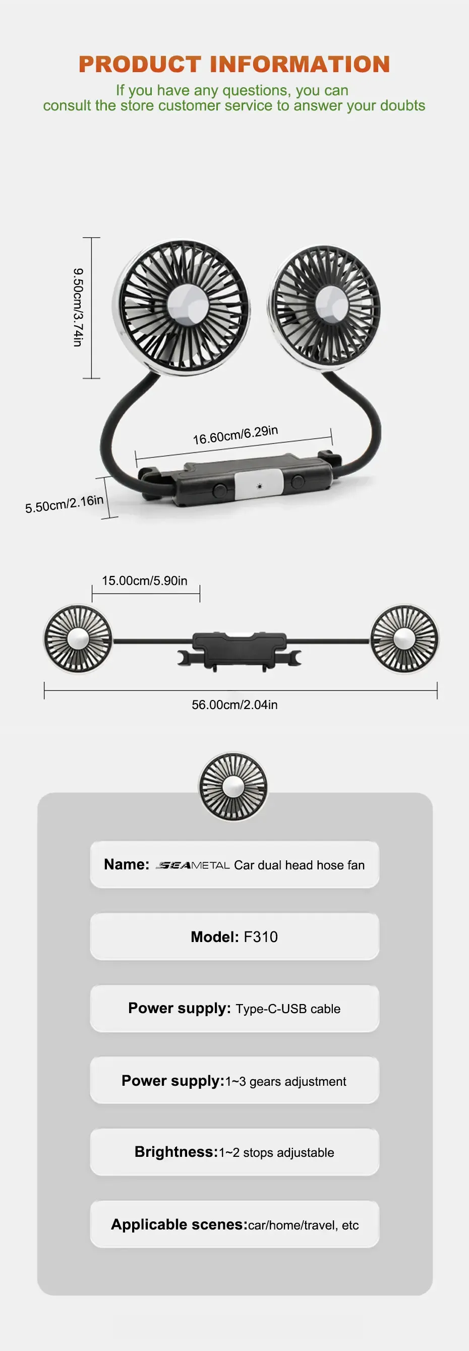 Ventilateur SEAMETAL, présentation complète