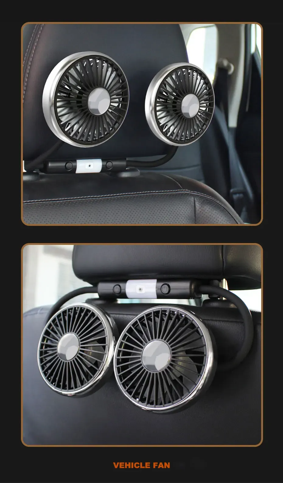 Ventilateur SEAMETAL installé dans un véhicule