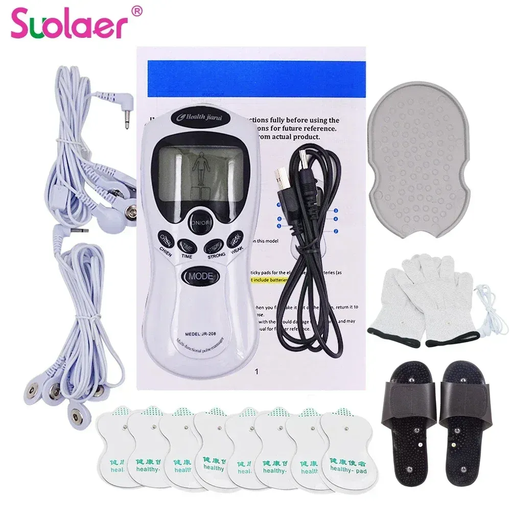 Masseur cervical musculaire TENS, appareil de thérapie numérique électrique pour le dos, stimulateur d'impulsions électroniques pour le soin global du corps - Image 1